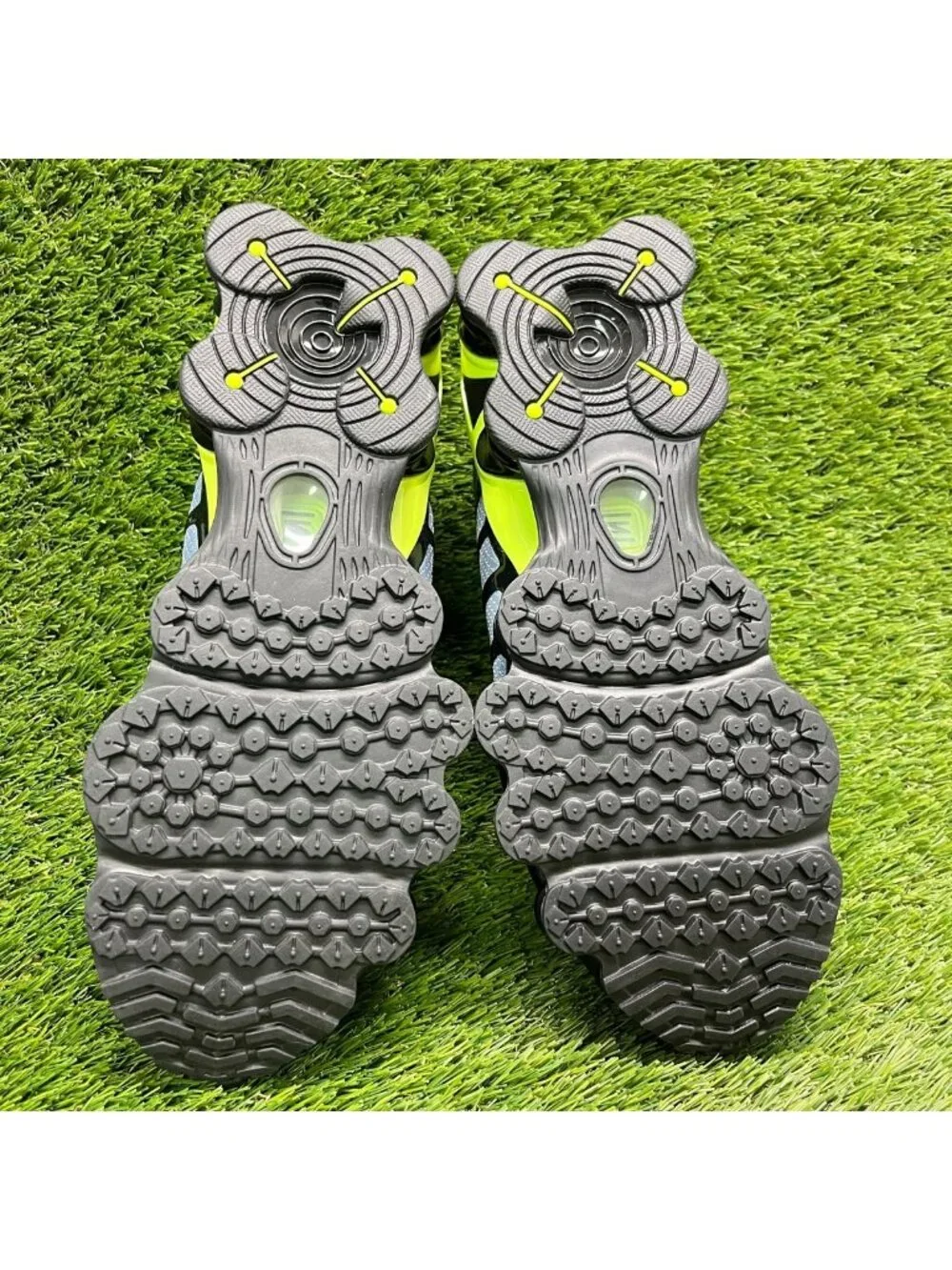 Nike Shox TL Mens Size 10 Blue Volt Black Athletic Running Shoes Sneakers